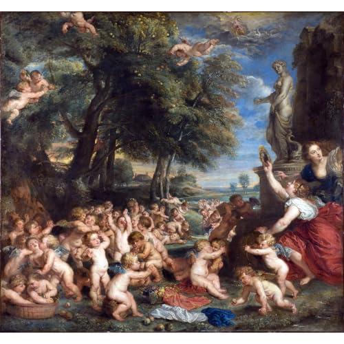 Impression giclée Rubens du Culte de Vénus pour une décoration murale artistique