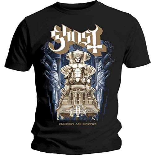 Image of Ghost 'Ceremony & Devotion' T-Shirt (Medium) Black