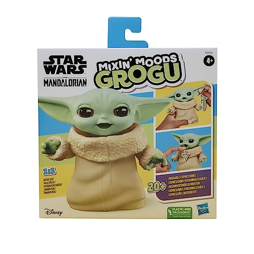 Star Wars F6864 Mixin' Moods Grogu, 20+ Poseable Expressions, 5-Inch-Tall Grogu Toy thumb #20