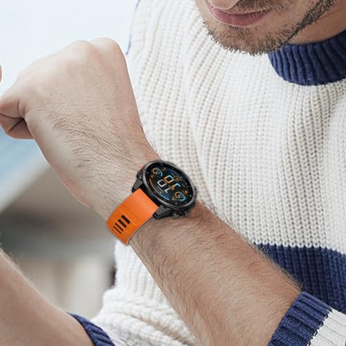 Image of 26mm Watchbands Compatible With Garmin Fenix 8 Pro /Quatix 8 51mm /Fenix 7X Pro /7X /6X Pro /6X /5X Plus /5X /3 HR,Silicone Quick-Fit Strap for tactix 8 51mm /7 pro /Enduro 3 2 /Descent Mk3i-51mm /Mk2i