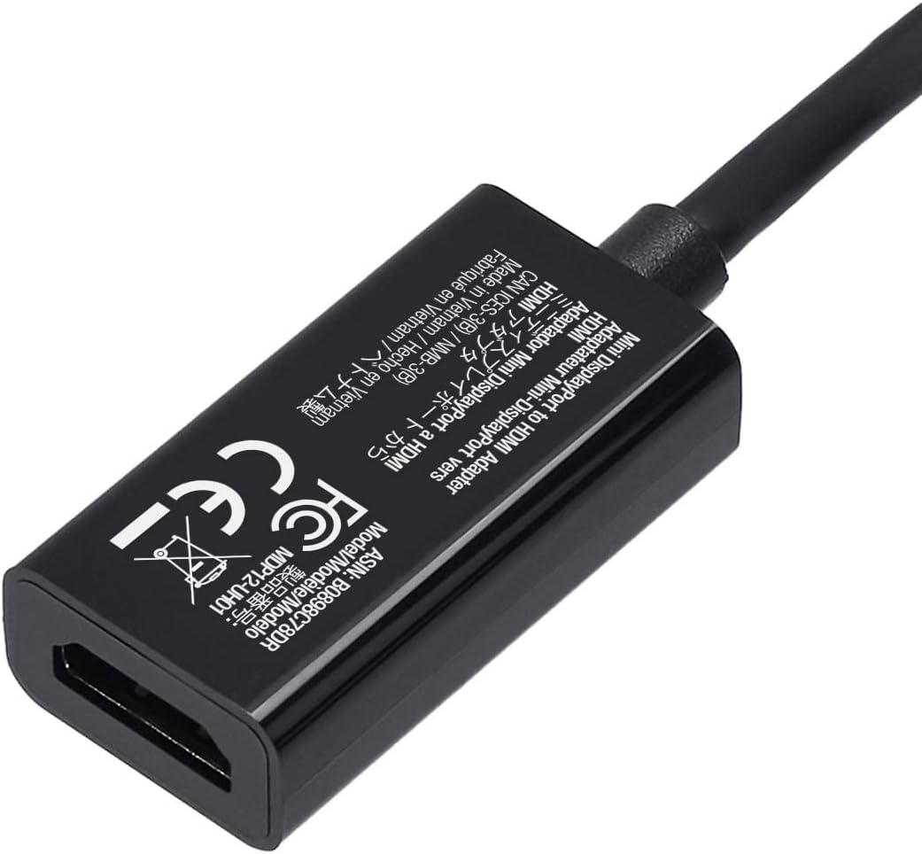  Basics Mini DisplayPort to HDMI Adapter (4k@60Hz)