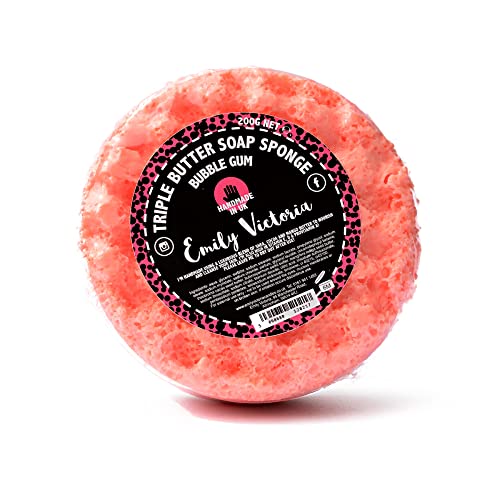 Éponge de savon au beurre pour hydrater la peau sèche sous la douche parfum bonbon