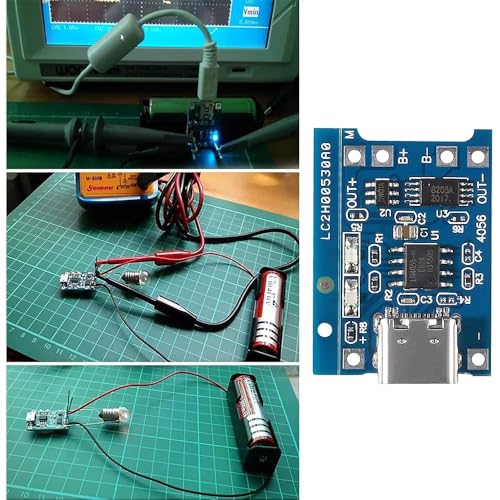 Image of 1PCS TP4056 Micro USB Type C Mini Plug 5V 1A 18650 Lithium Battery Charging Protection Board (C-Type)