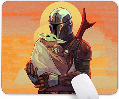 YTMYAN Mandalorian & Baby Yoda Mouse Pad Non-Slip Gaming Customized Rubber Mousepads for Computers Laptop Office Mousepads for Computers Laptop Office Mousepads for Computers Laptop Office, blue 10