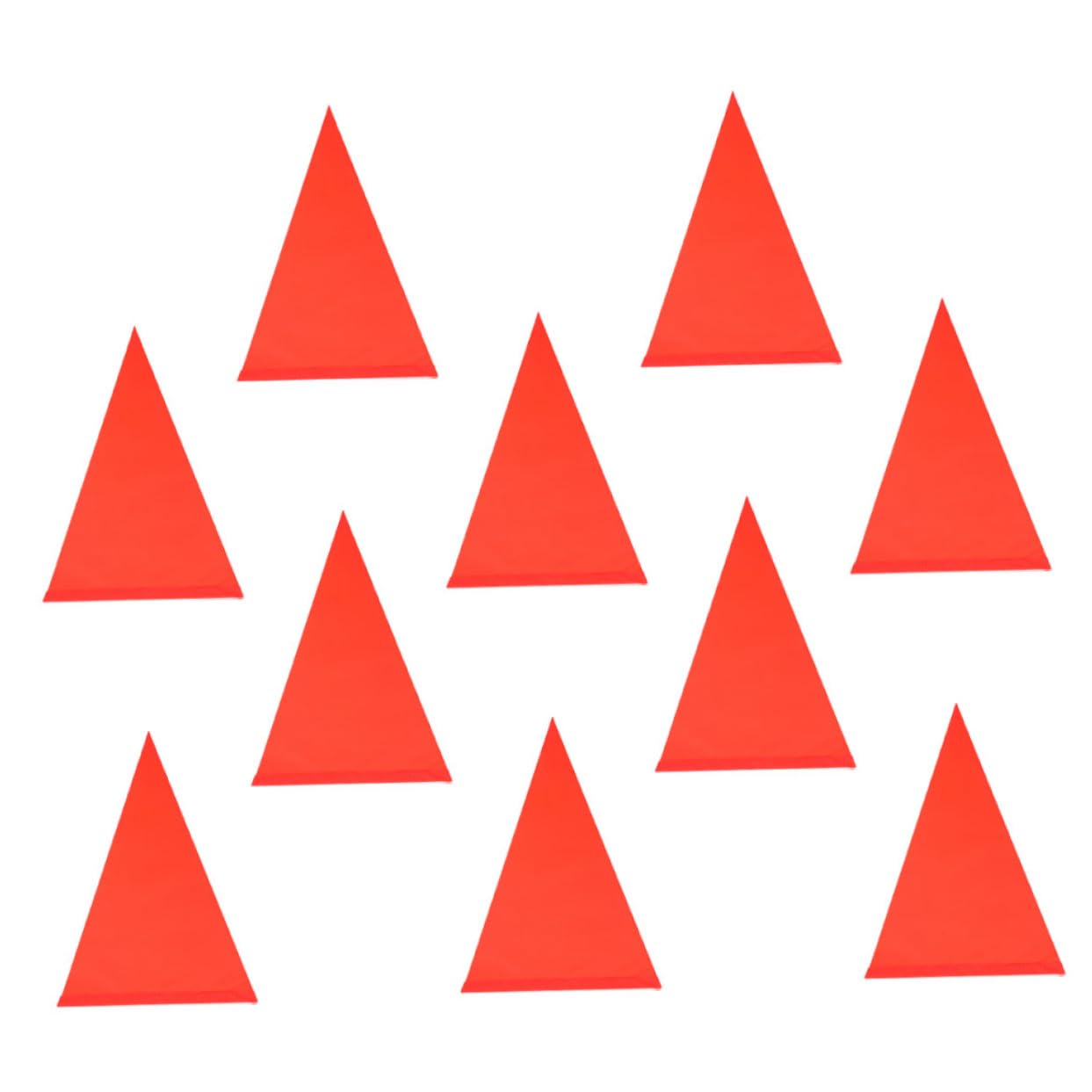 ibasenice 10Pcs Reflective Bike Flags Safety Bicycle Flags for Enhanced Visibility Lightweight Design for Cycling Golf Carts and Wheelchair Accessories