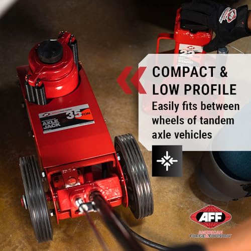 Image of AFF 35 Ton Axle Jack - Single Stage Air Hydraulic Truck Jack