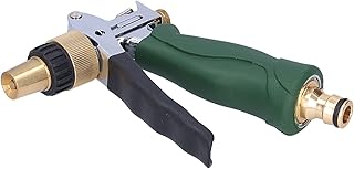 Bocal de mangueira de alta pressão, bocal de mangueira de água, pulverizador portátil multiuso, metal de alta pressão para gramado para lavagem de carro para animais de estimação para jardim de irrigação