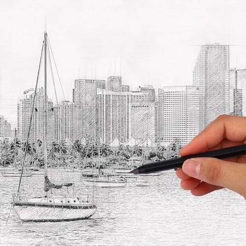 JINJUMEI 2PCS Metal Alloy Writing Instrument, Forever Pencil with 24 Colored Refill Tips, Reusable Inkless Metal Alloy Writing Instrument, Ideal for Sketching & Drawing