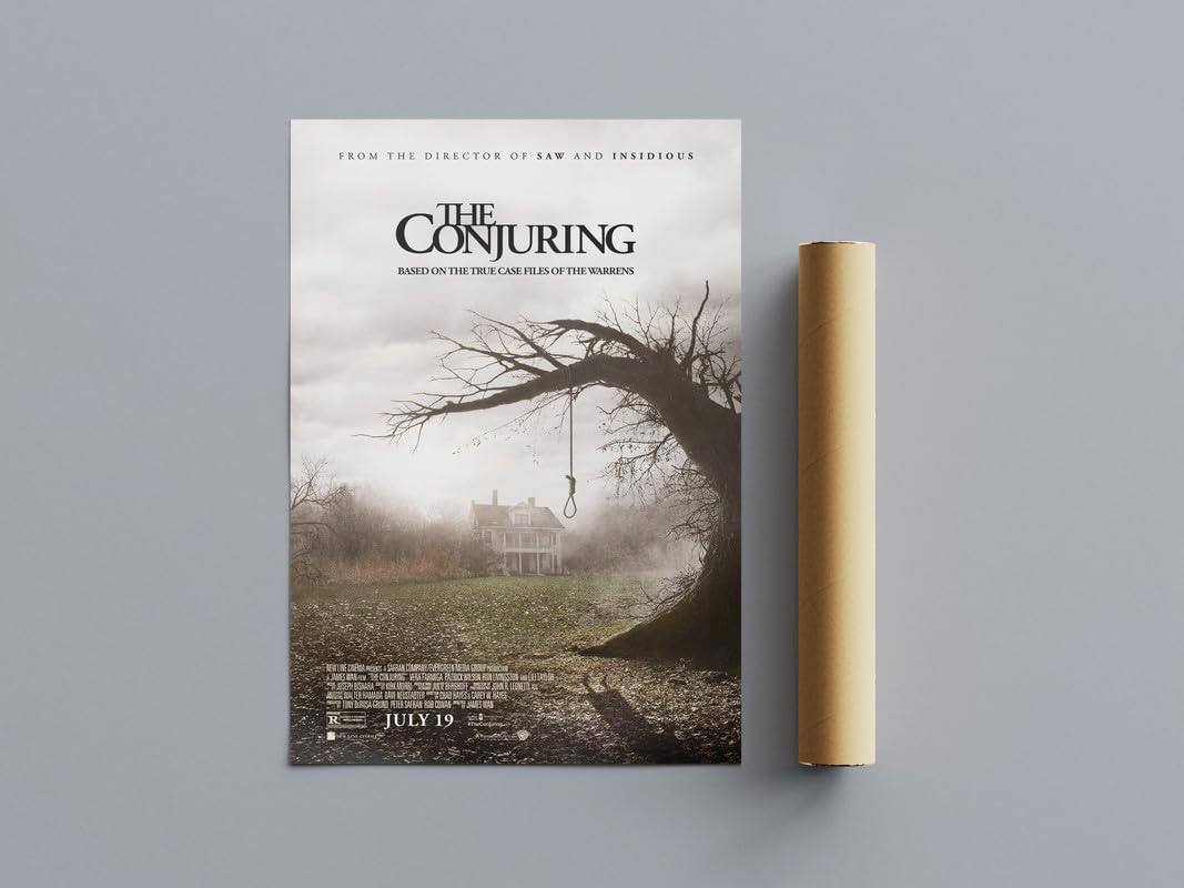 Pixie Posters Multi Colour All Tme Great Horror Movie Posters The Conjuring Wall Art (A3 Size 29.7Cmx42cm)