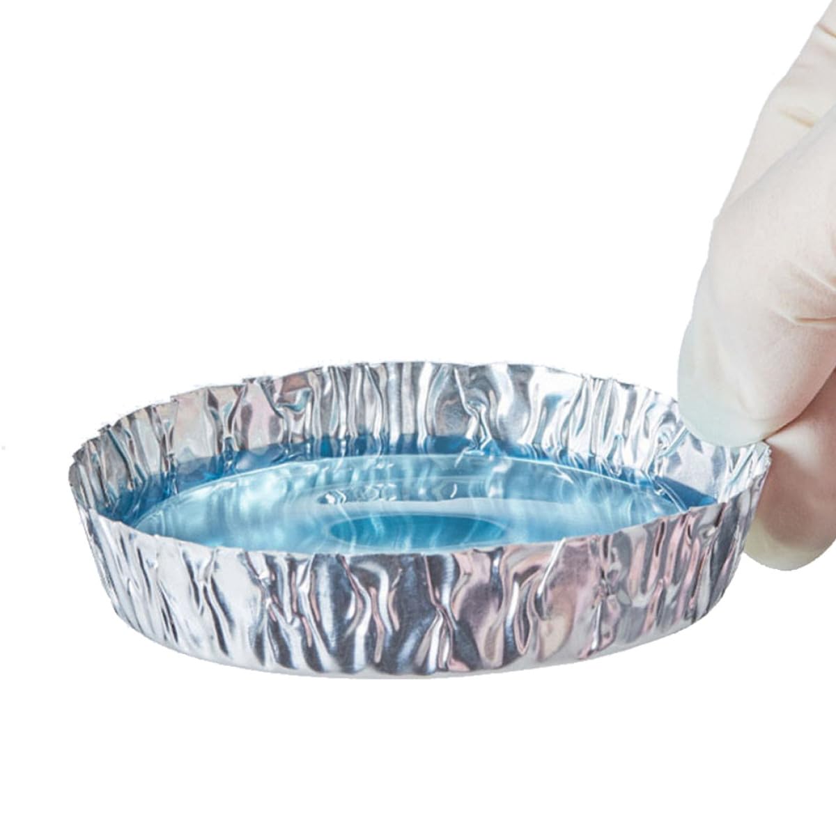Vassoi in alluminio, 50 pezzi, 30 ml, usa e getta, con materiale resistente al calore, per campioni di laboratorio e analisi termiche, impilabili e facili da pulire