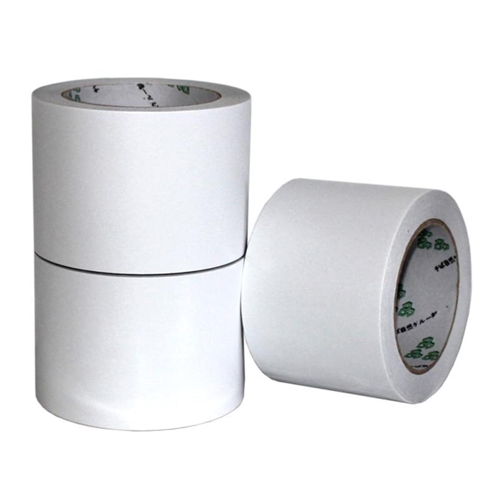 Cinta Adhesiva de Doble Cara Pasta súper Fuerte, Papel Autoadhesivo Suministros de papelería Scrapbooking Cinta Adhesiva Ultrafina Impermeable Sin Rastro, Blanco(50mm*20m)