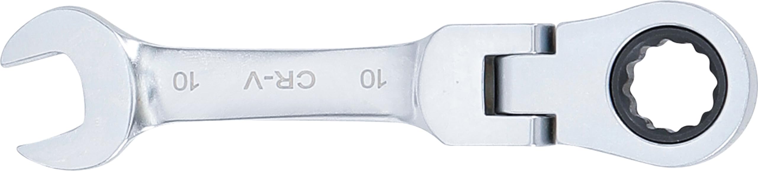 BGS 6910 | Chiave combinata a cricchetto | corta | regolabile | 10 mm