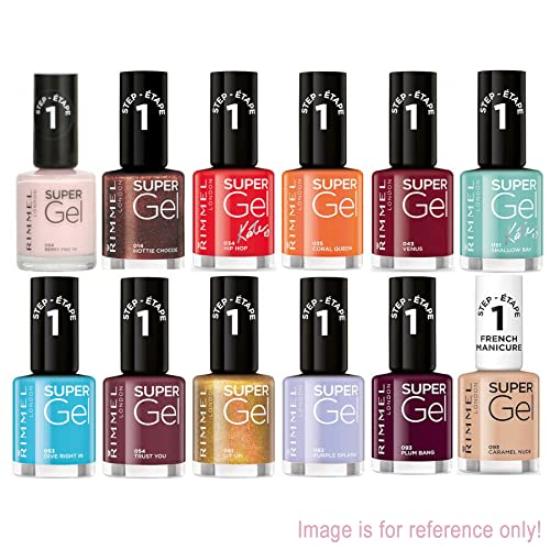 Rimmel London Super Gel Nail Polish Assorted Set of 10 by Beautynstyle