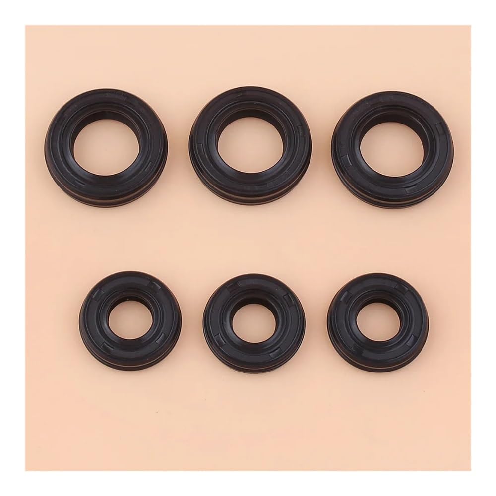 Parti Set di 3 Paia di guarnizioni for Albero Motore Adatte for GX35, GX 35, 35,8 CC, decespugliatori, Tosaerba, Motori a 4 Tempi di Piccole Dimensioni.
