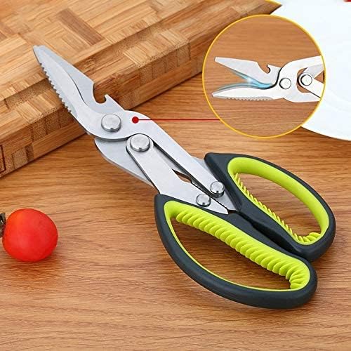 Multifunctional and Powerful Scissors Chicken Bone Scissors/Cooked Food Scissors/Stainless Steel NonSlip Handle