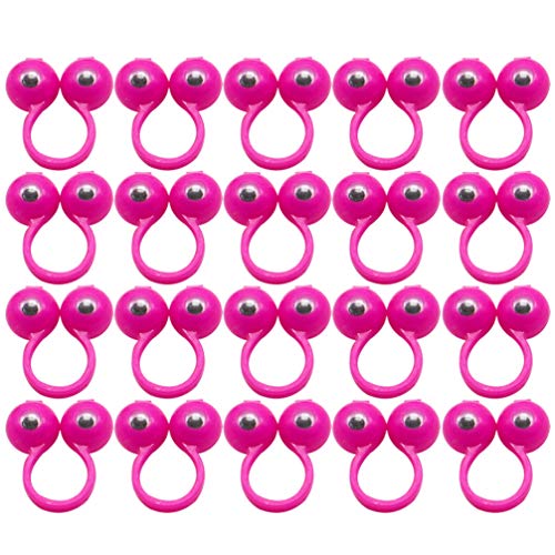 NUOBESTY 50PCS googly eye finger puppets Eyes Finger toy Eyeballs toy kids puppets developmental toys kids playsets kids educational toys tiny toys for kids kid's toy child ring intelligent