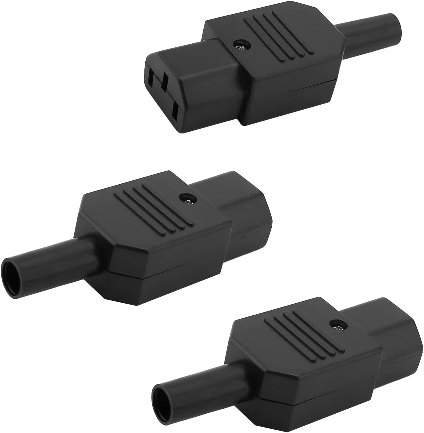 Fielect C14 Power Socket Adapter Connector AC Power Plug
