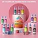 Oil-Based Food Coloring for Chocolate - 16 Colors Oils Dye Set Flavorless Edible Food Color Vibrant Neon Icing Colors for Candy Melts, Baking, Fondant, Icing, and Cake Decorating(0.25 fl.oz)