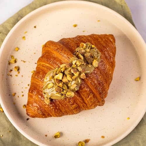 ORIGONUTS Pistaziencreme ohne Zuckerzusatz 200 g mit 54% Pistazien Aufstrich Süß Pistazienmus Streichfähige Pistazien Creme Perfekt für Krapfen Käsekuchen Croissant Desserts Brotaufstrich ohne Palmöl