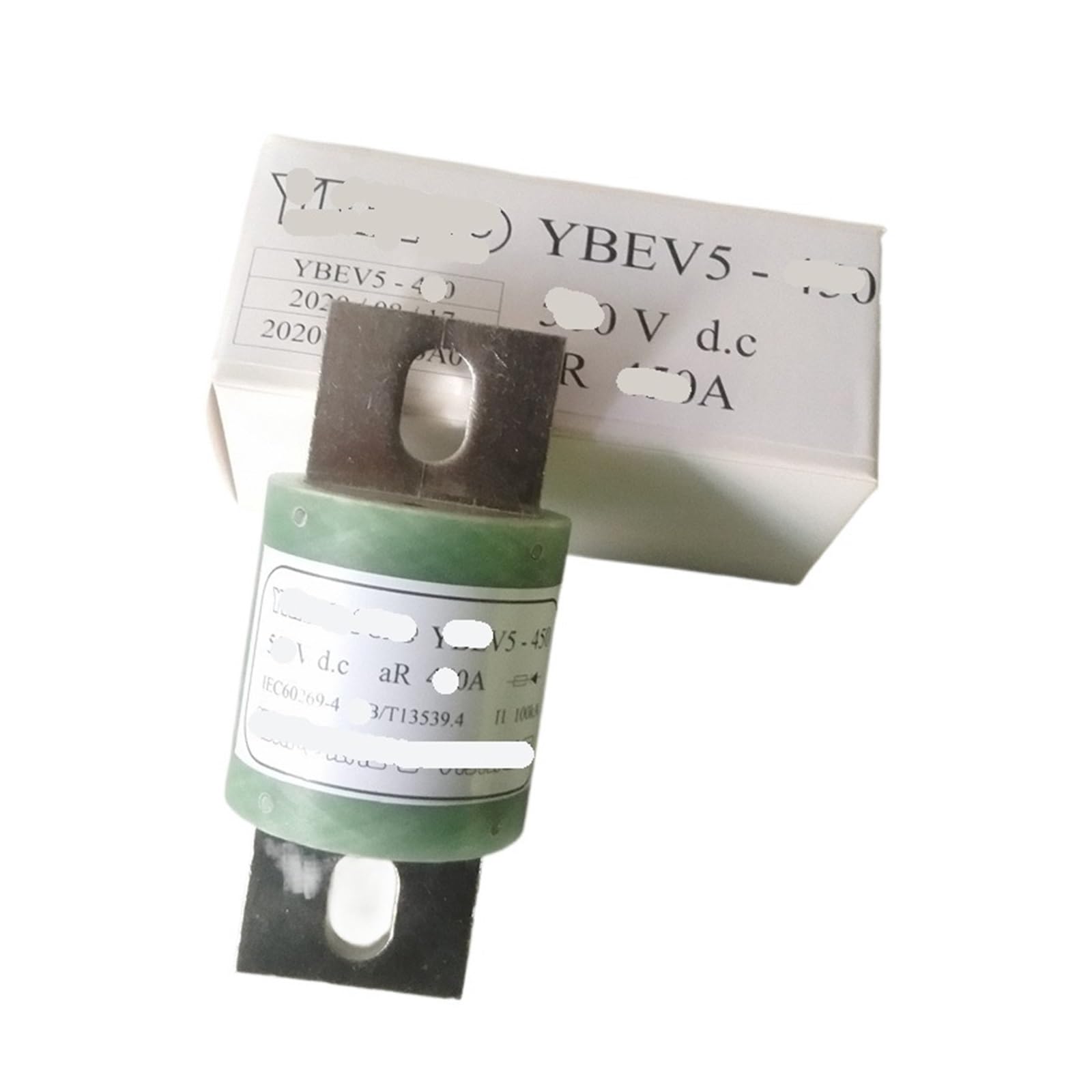 Fusible 500V CC 450A YBEV5-450 para protección de pila de carga de coche