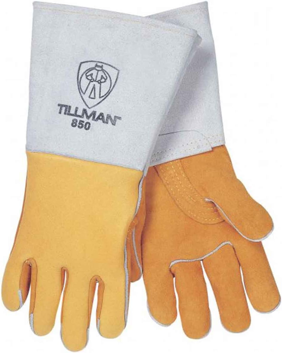 Tillman 850Nl Lg Gold Elkskn,Nx Ln Wldrs Glv-Cd