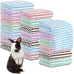 20 Pieces Guinea Pigs Blankets Hamster Fleece Cage Liners Soft Guinea Pig Accessories Small Animal Pet Blanket Sleep Bedding Mats Pet Supplies Bath Towels for Dog Puppy Cat Rabbit (14 x 30 Inch)