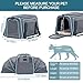 Petsfit Expandable Small Cat Carriers Dog Carrier, Airline Approved Soft-Sided Portable Washable Pet Travel Carrier with Two Extension Up to 9LB