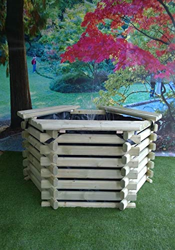 New Outdoor Garden Pool 75 Gallon with PVC Liner Fish Pond/Tank Outdoor Water