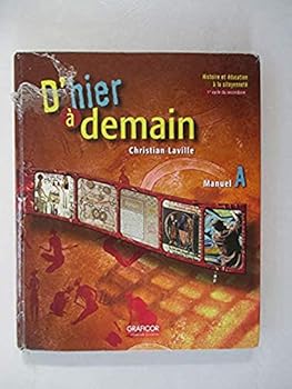 Hardcover D'hier à Demain - 1re Année (1er Cycle) Manuel A [French_Canadian] Book