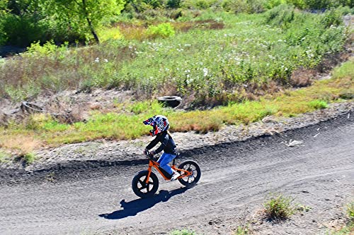 M Massimo Motor 24V 350W Electric Balance Bike, Dirt Bike For Kids E16 W/Adjustable Seat Height 16" Large Wheel Aluminum Body Frame Up To 6 Hours Long Range Metal Rear Rim(Black) #TOP6