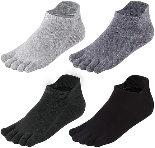 Meaiguo Toe Socks No Show Running Five Finger Socks for Men Women