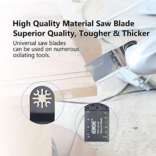 HAOLI 66 pcs/set Oscillating Tool Saw Blades Multitool Blades Accessories Kit