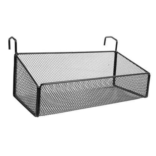 WEKADRIN Cesta Colgante de Alambre de Hierro para Baño y Dormitorio Organizador de Toallas y Almacenaje Compacto para Espacios Reducidos para Hogar y Residencias Estudiantiles