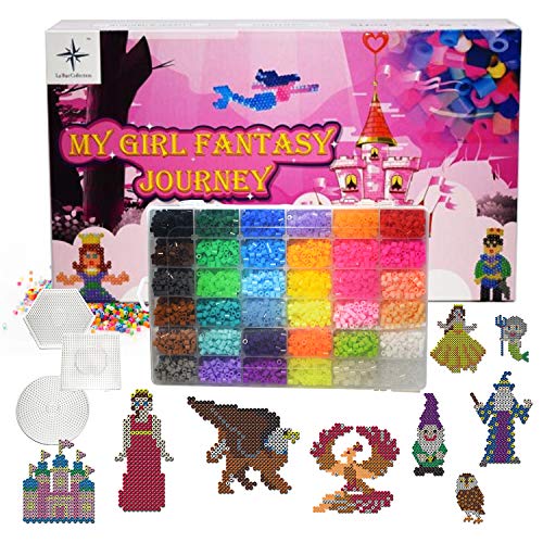 Fuse Beads Perler Beads Kit My Girl Fantasy Journey La Ban Collection 9,000 Beads 5mm 36 Color 30 Fantasy Characters 60 Color Papers 8 Pegboards. Ideal Birthday Gift Age 5 6 7 8 9 10 11 12 Fuse Beads Perler Beads Kit My Girl Fantasy Journey La Ban Collection 9,000 Beads 5mm 36 Color 30 Fantasy Characters 60 Color Papers 8 Pegboards. Ideal Birthday Gift Age 5 6 7 8 9 10 11 12