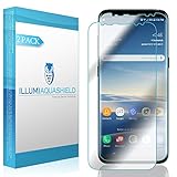 Galaxy S8 Plus Screen Protector (2-Pack, Case Friendly Updated Design), ILLUMI AquaShield Full Coverage Screen Protector for Galaxy S8 Plus HD Clear Anti-Bubble Film