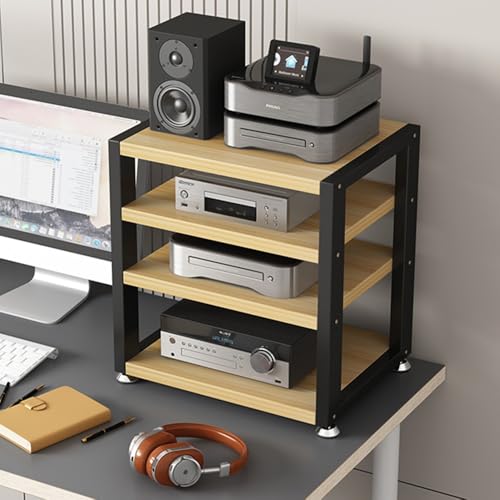 Gabinete estéreo de escritorio para solucionar el desorden de equipos de audio HiFi
