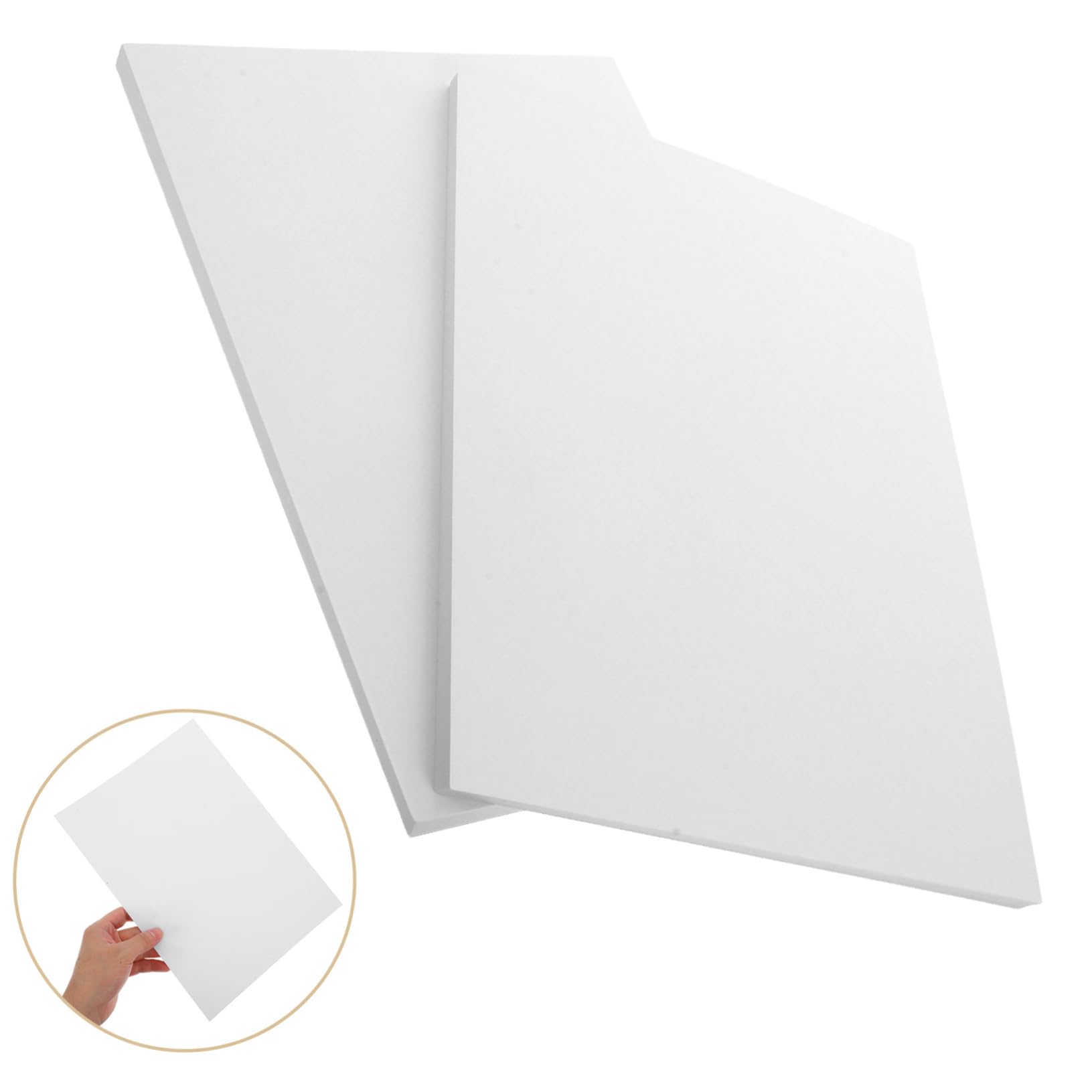 OSALADI Carta Spessa Bianca Formato A4, 90 Fogli in Cartoncino Resistente, Stampabile e Multifunzione per Stampa, Disegno e Casa