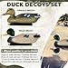 Syhood 4 Pcs Duck Decoys Realistic Plastic Mallard Floaters Decoys Outdoors Lifelike Hunting Motion for Pond Decorations, 14 Inch Long