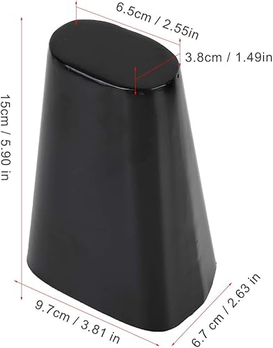 Miniatura 6 de Tnfeeon Cencerro de percusión duradero, resistente para instrumentos musicales, para interpretación musical y música pop