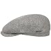 Produktbild Stetson Taleco Wool Flatcap mit Leinen Herren - Made in The EU - Mit Schurwolle und Leinen - Gefüttert mit Baumwolle - Newsboy Cap - Schirmlänge 5 cm - Schirmmütze Frühjahr/Sommer grau-meliert 61 cm