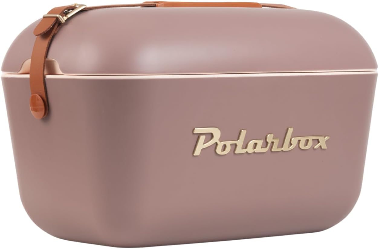 Retro Beach Cooler Vintage Picnic Lunch Box Bag Portable Cooler Travel Camping Hiking 90s Style Ice Chest