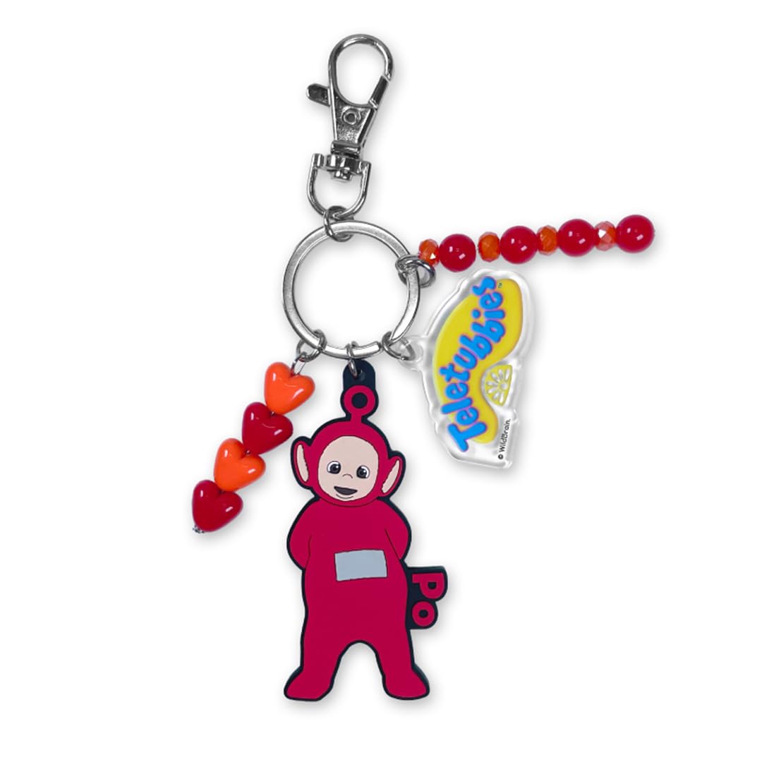 Amazon.co.jp: テレタビーズ ビーズ付きラバーキーホルダー Po