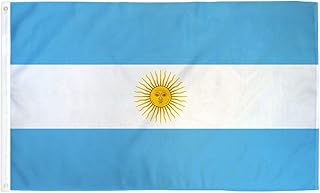 ايه زد فلاج علم الأرجنتين 90 × 60 سم - علم الأرجنتين 60 × 90 سم بوليستر فاتح