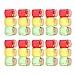 Happyyami 30pcs Dollhouse Decoration Jam Miniature Food Bottle Miniature Dollhouse Toy Dollhouse Mini Pudding Jar for Camping Gardern Decor