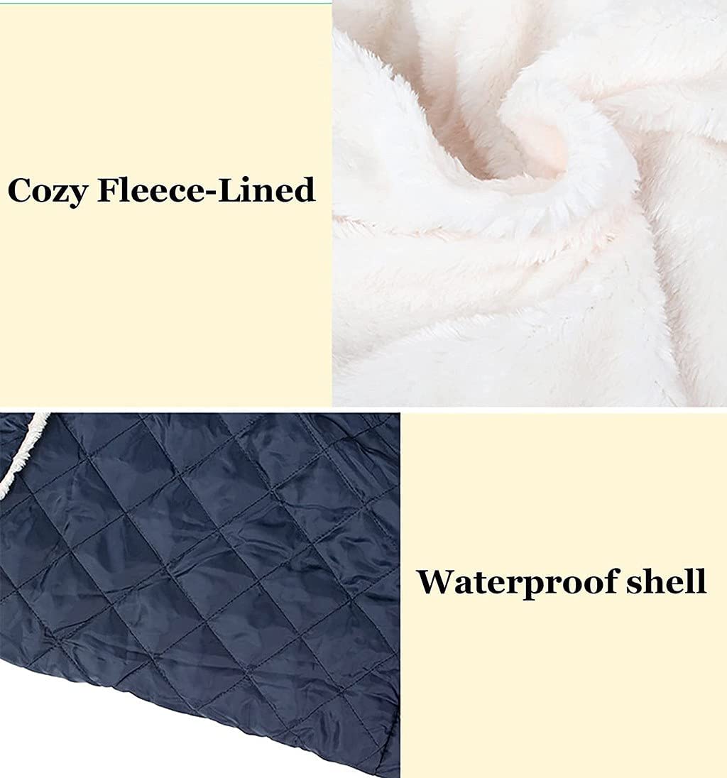 Manta para Silla de Ruedas Manta para Silla de Ruedas - Cubierta acogedora para Silla de Ruedas con Forro Polar Impermeable, Cubierta para Silla de Ruedas para Adultos Cubierta acogedora para Silla
