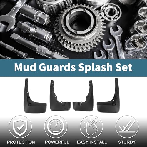 Image of Mud Flaps Splash Guards for Toyota Prius XW20 20 Sports Edition 2004-2009 with Rear Surround Front & Rear Mud Guards W /Mount Accessories