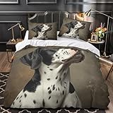 Fabrication exquise : le bord de couture à double aiguille, comparé à d'autres housses de couette, est plus durable. Motif clair, longue durée de vie.