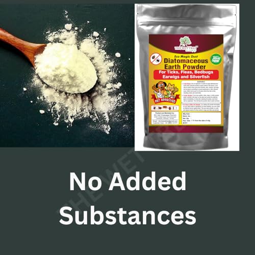 Image of Diatomaceous Earth Powder | 100% Organic Pest Control for Home Garden | Bed Bugs, Cockroach Killer & Ant Repellent for Home | Flea Control for Dogs & Other Pet Animals (1.8)