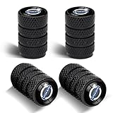 4Pcs Automobile Tire Valve Stem Covers, Corrosion-Resistant Tire Valve Stem Cover Suitable for Caps Compatible with Volvo s60 s90 xc60 xc40 xc90 v60 v90 Series Stem Cap Car Valve Cover Black