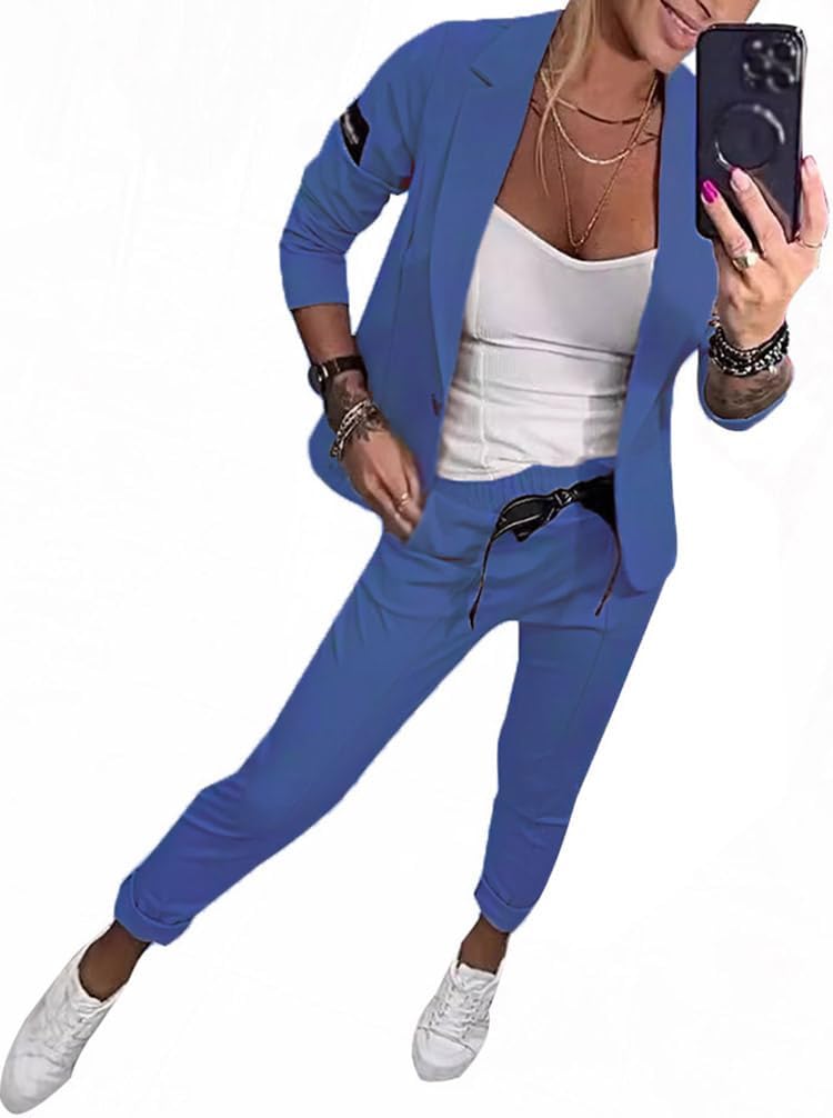 Manteau,Blazer Blanc élégant à Col Rabattu Et Manches Longues